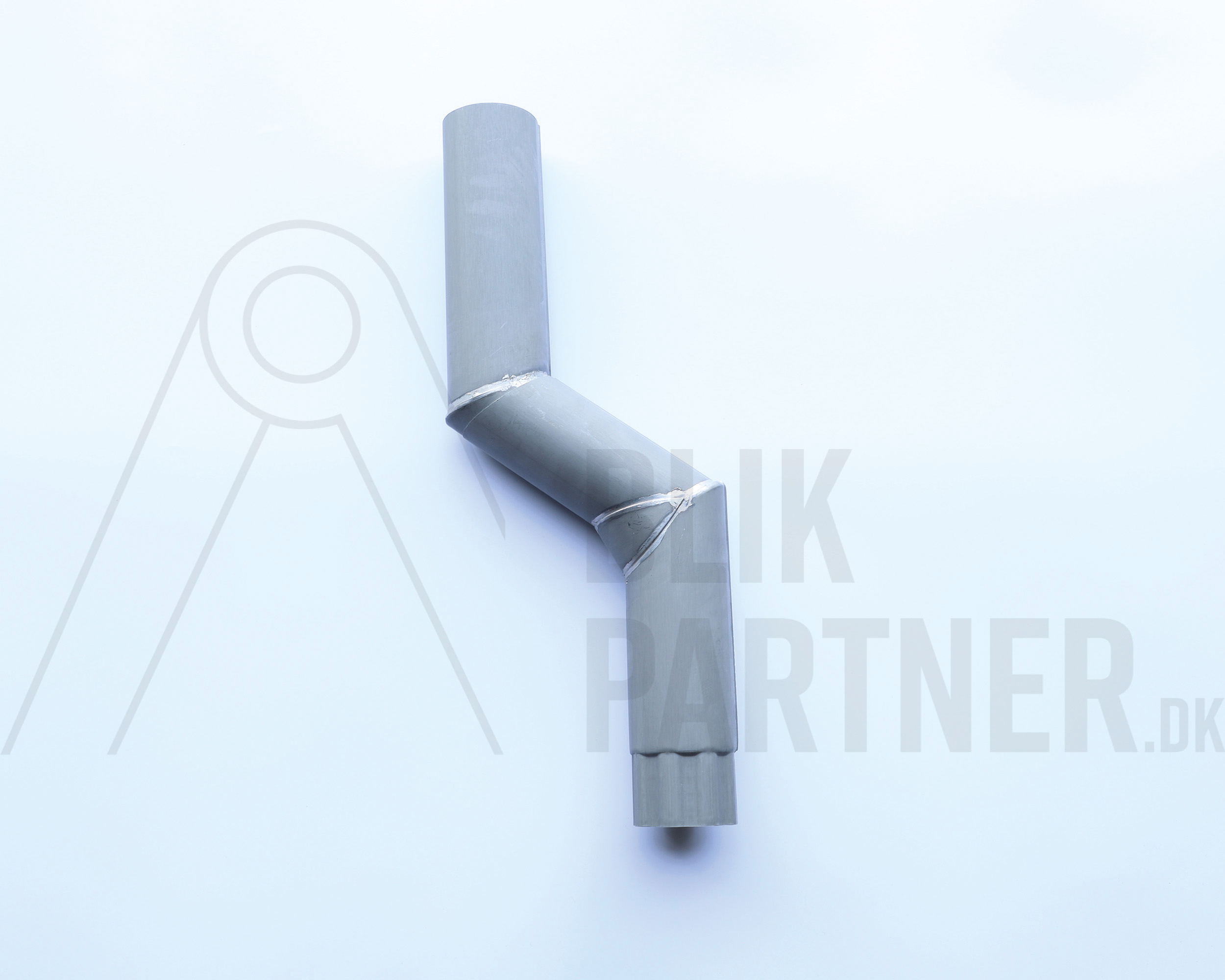 Gesims knæ, ø76, Zink, VM Quartz, 0,70